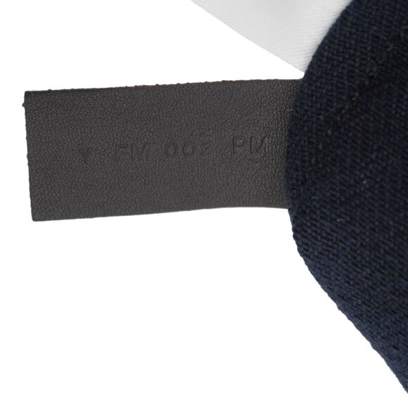 Hermes  Aline Grooming Swift Canvas Backpack Bag Navy Blue - Picture 11 of 16